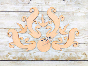 Peacock Rangoli Base 1